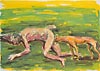 Pinokio, 2003, 50x70 cm, kva� na pap��e