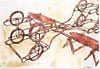 Mobilizace - Opus, lak a olej na pl�tn�, 2003, 140 x 200 cm